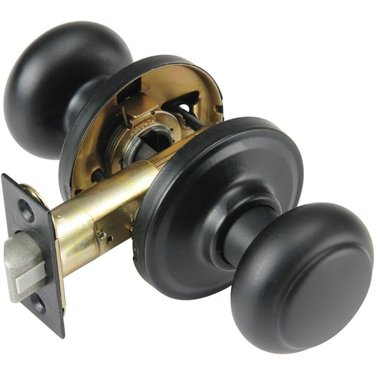 WEISER LOCK Troy Passage Door Knobset - Matte Black