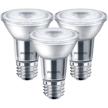 PHILIPS 5.5W PAR20 Medium Base Daylight Dimmable LED Light Bulbs - 3 Pack